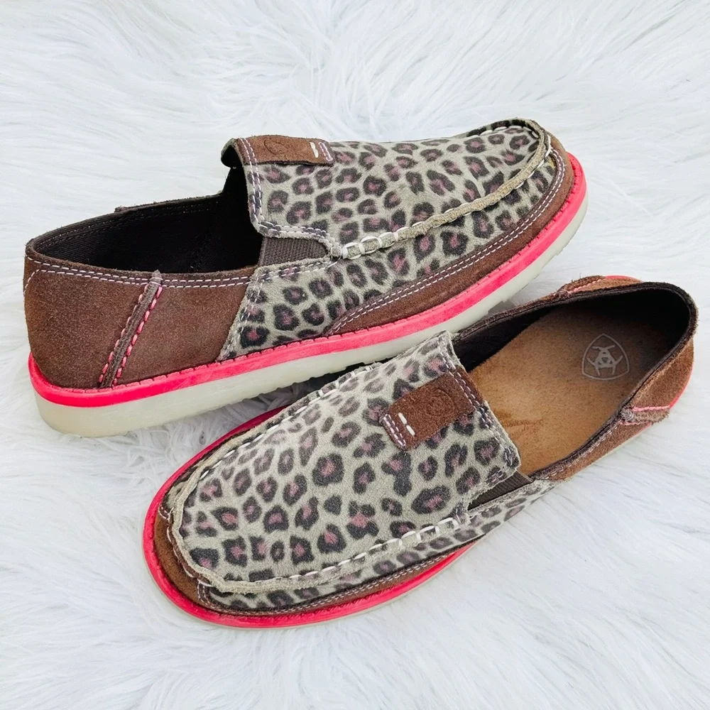 Kids Ariat Leopard Print Cruisers